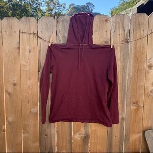 Goodthreads long sleeve lightweight hoodie size large